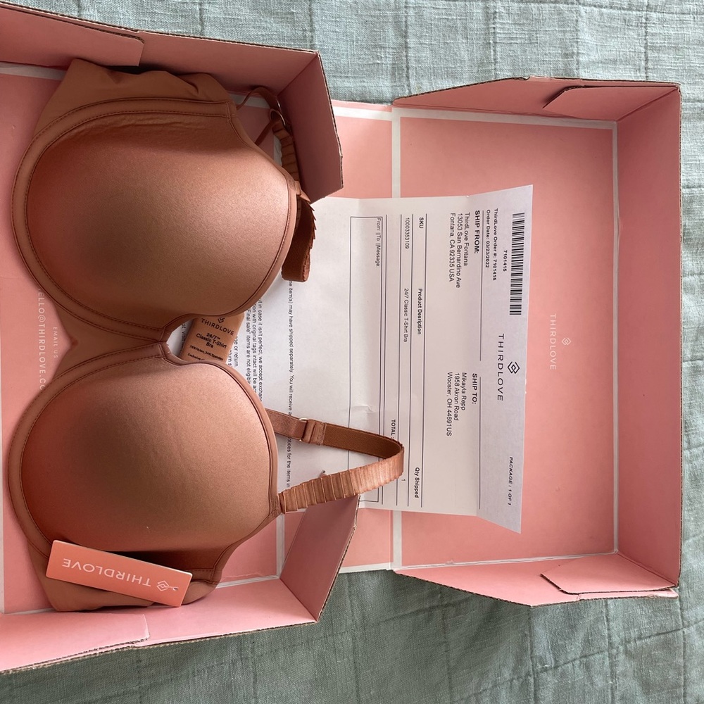 This is a brand new Third Love bra! 34 D1/2